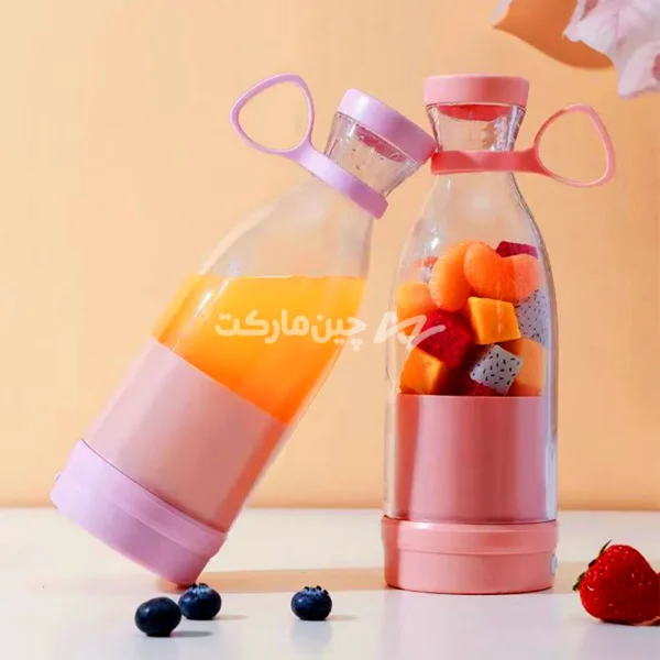 شیکر و میکسر شارژی طرح بطری