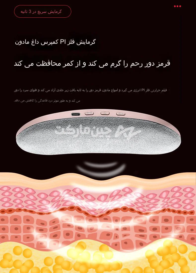 کمربند مادون قرمز برای درد قاعدگی